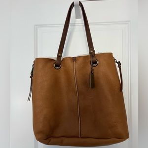 Ugg Seldon Tote Bag Leather and Fur